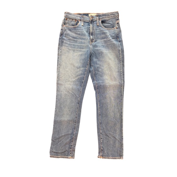 Madewell The High Rise Slim Boyjean Women's Size 29 Medium Wash Denim - Picture 2 of 5